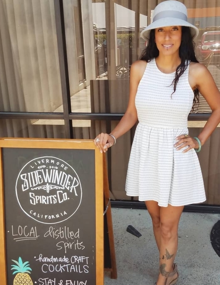 Grey & White Fit & Flare Skater Dress